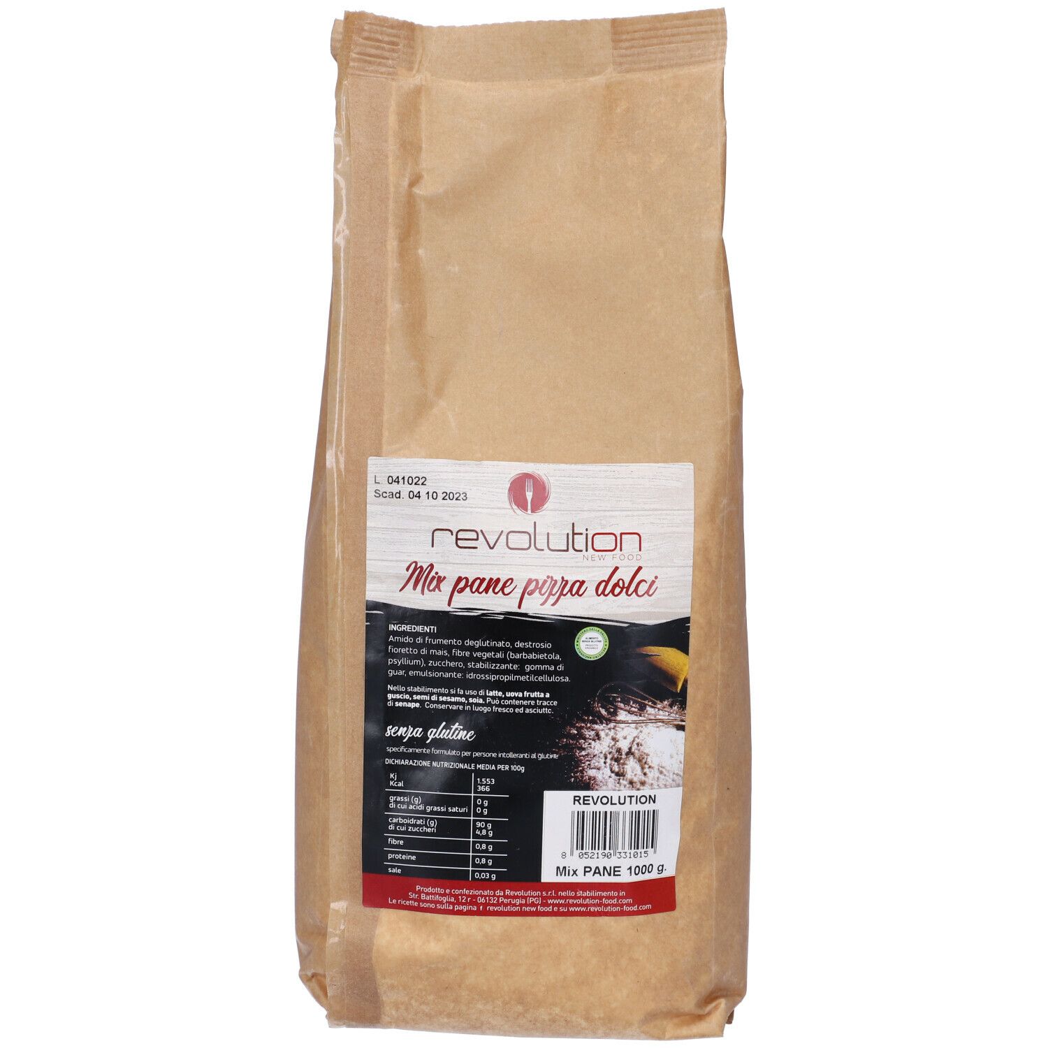 REVOLUTION Mix Pane Pizza 1Kg S/G