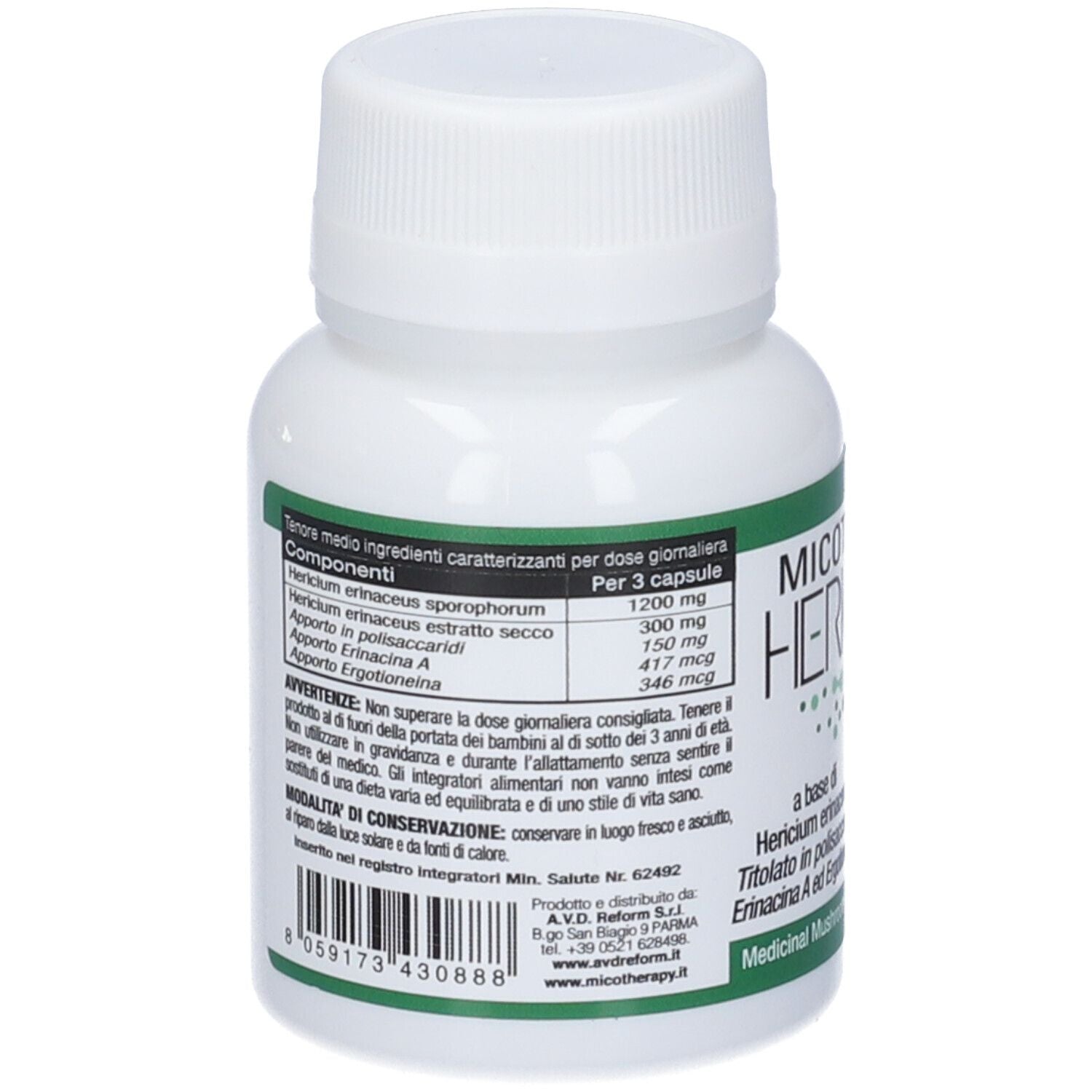 924960887 - MICOTHERAPY HERICIUM 30CPS