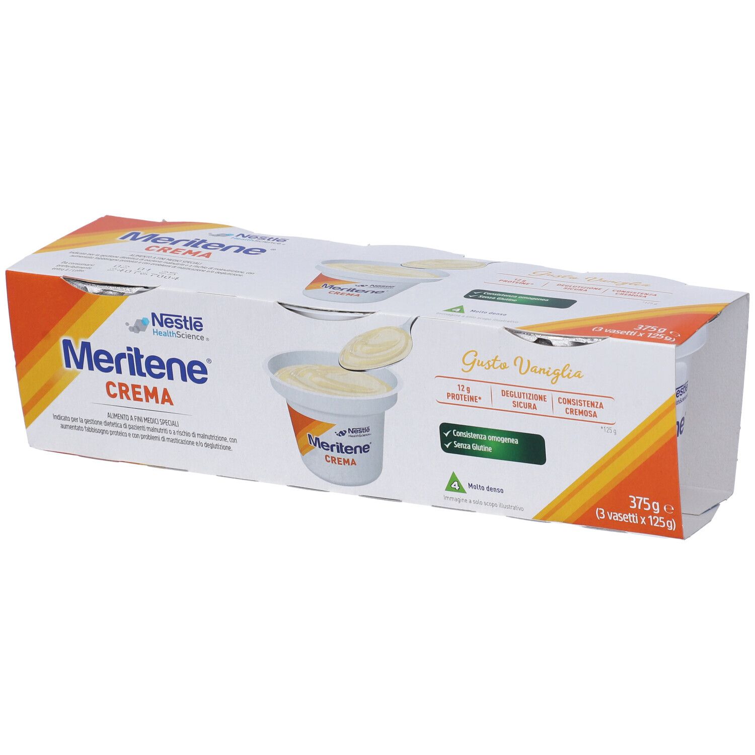 924961055 - MERITENE CREMA VANIGLIA 3X125G