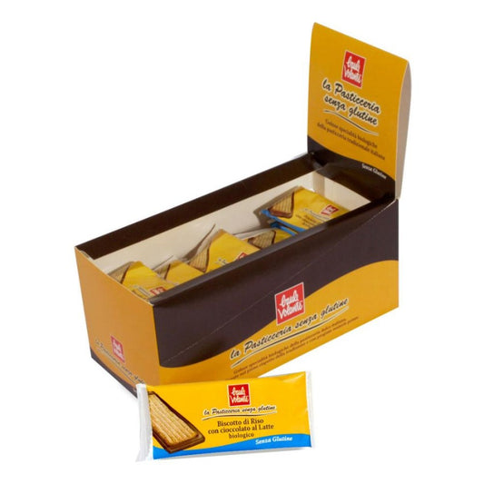 BAULE VOLANTE Biscotti di riso cioccolato a latte 23g