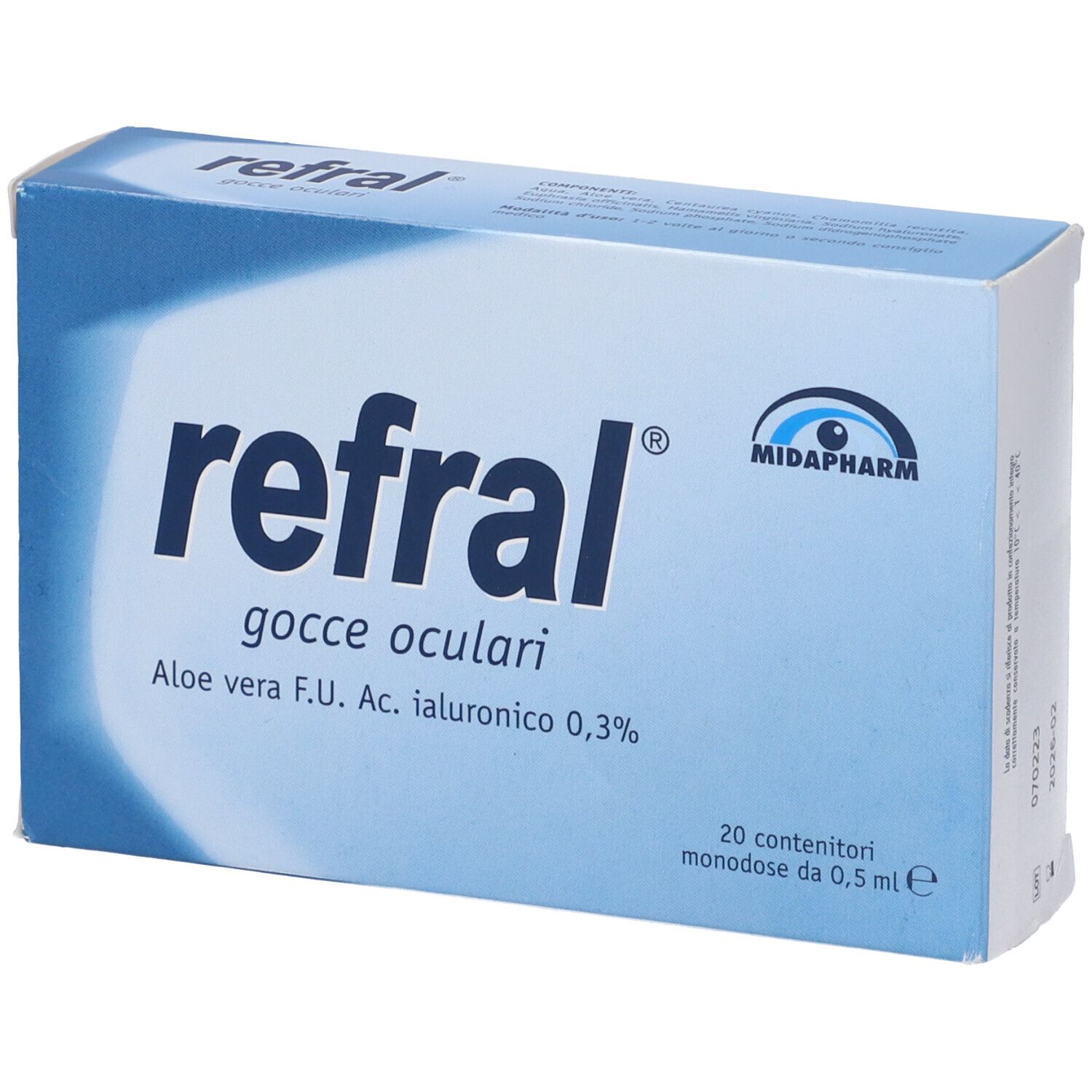 REFRAL Mono Gtt Oculari 20x0,5ml