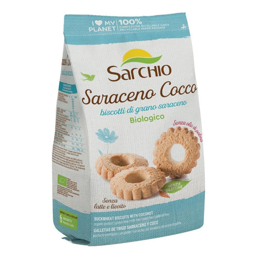 SARCHIO Biscotti Saraceno Cocco 200g