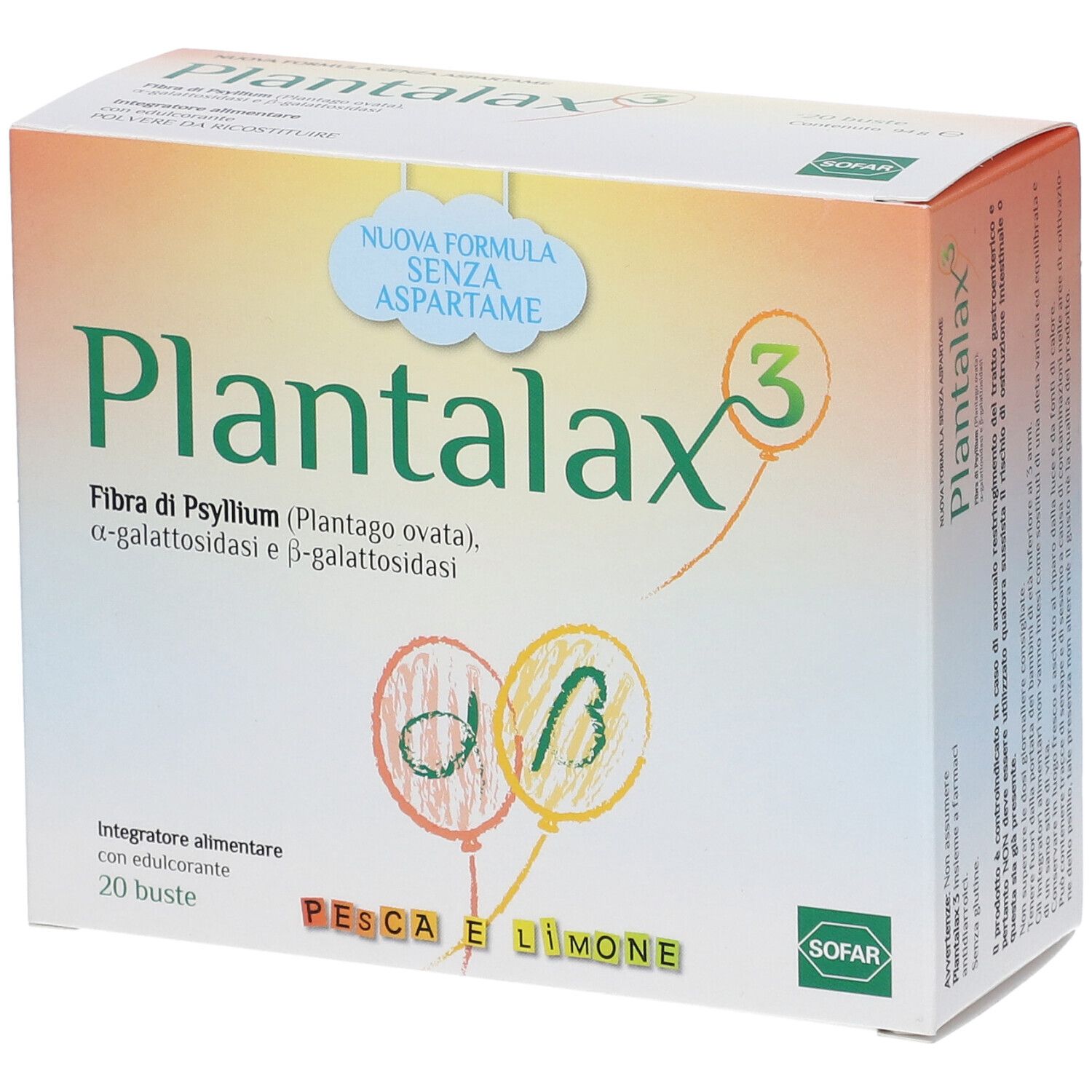 925493532 - PLANTALAX 3 PESCA/LIMONE20BUST