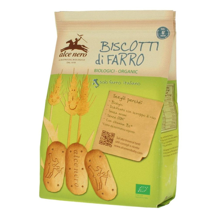 ALCE NERO Biscotti Farro Baby Food Bio