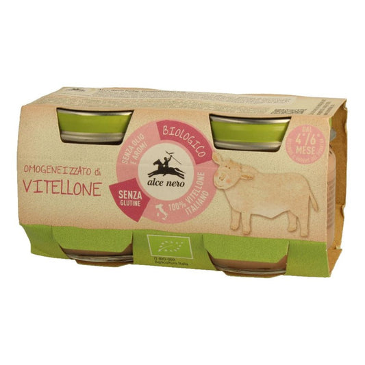 ALCE NERO Omo Vitello Bio 2x80g