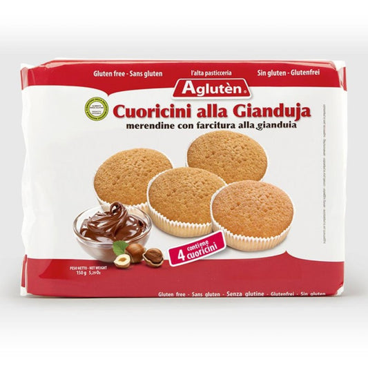 AGLUTEN CUORICINI GIANDUJA150G