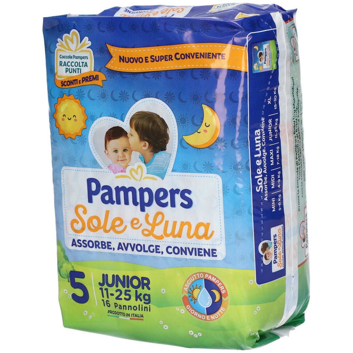 925891222 - PAMPERS SOLE&LUNA FLASH J 16PZ