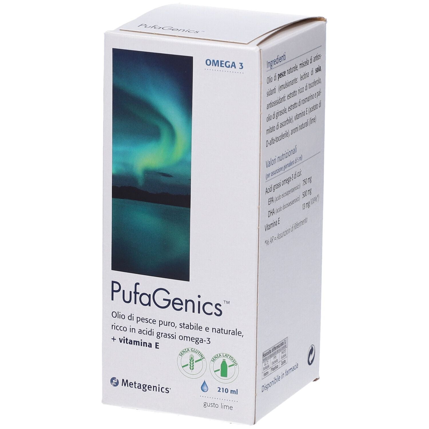926231390 - PUFAGENICS LIQUID LIMONE 210ML