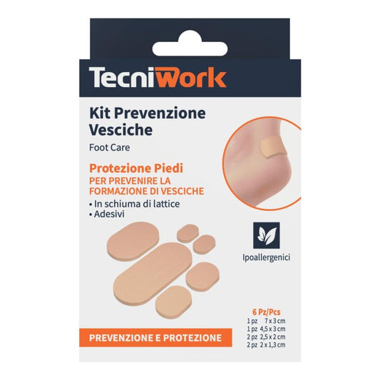 TECNIWORK Kit Prevenzione Vesciche 6pz