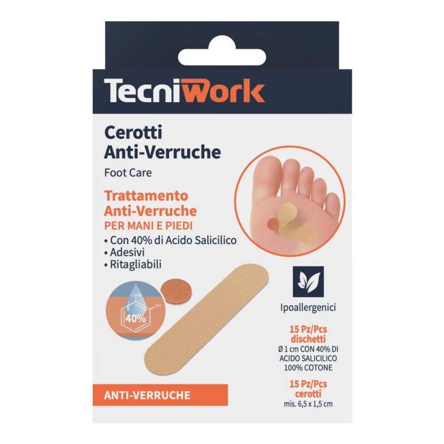 TECNIWORK Cerotti Verruche Mani Piedi