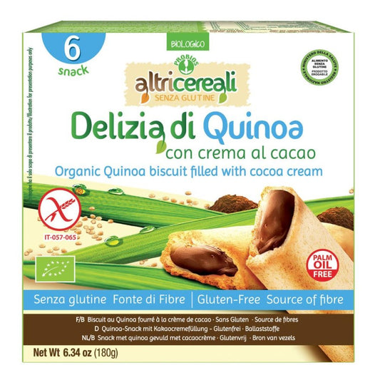 ALTRICEREALI Biscotti Delizia Quinoa 6pz 180g