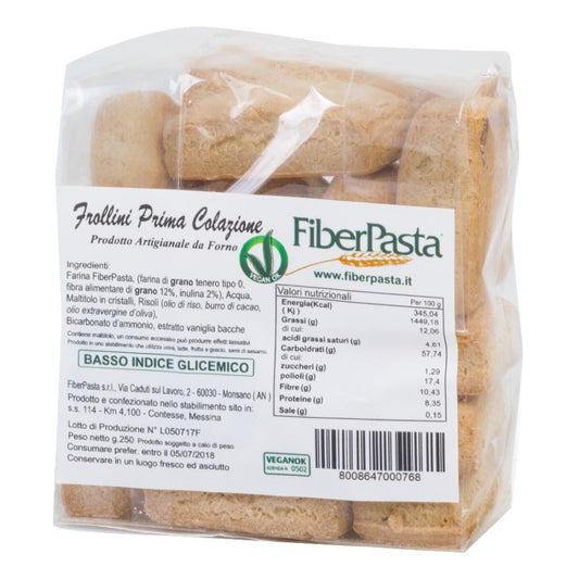FIBERPASTA Frollini Prima Colazione 250g