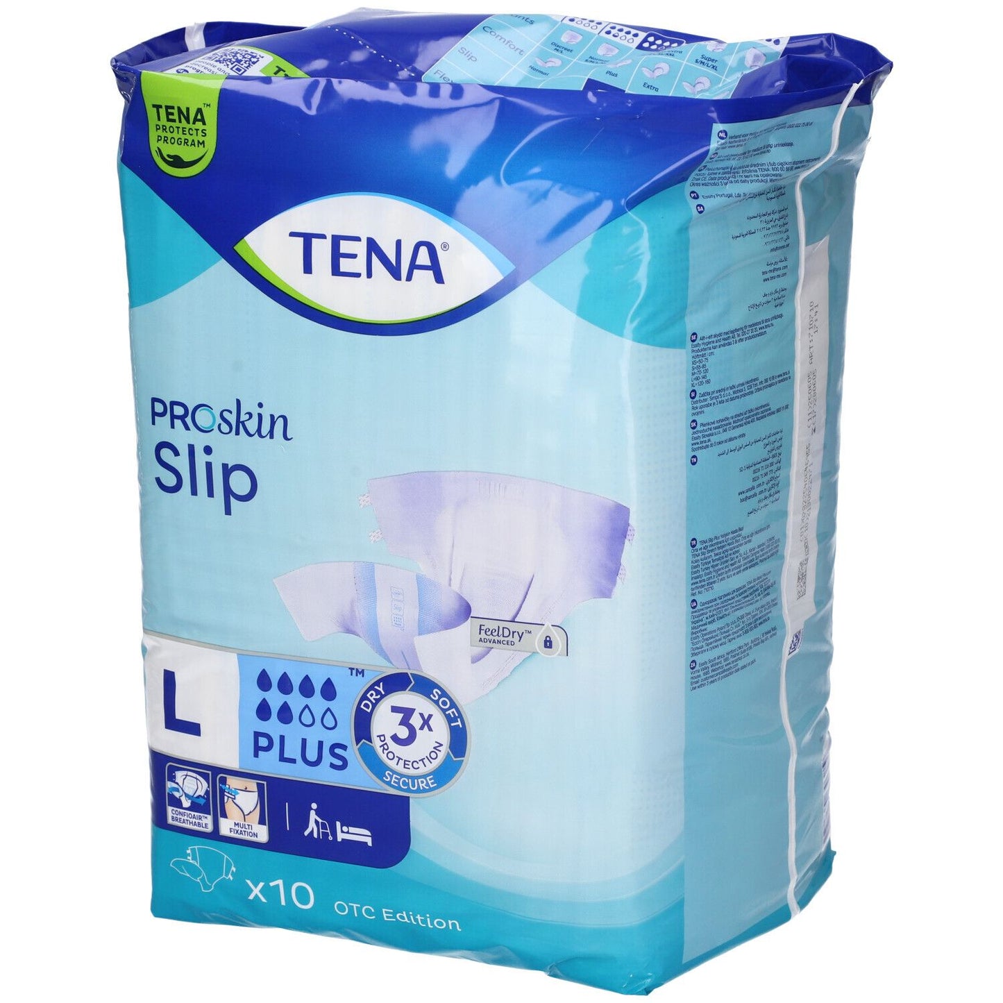 926574056 - TENA SLIP PLUS PANN L 10PZ