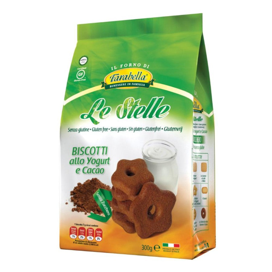 FARABELLA Biscotti Le Stelle Yogurt Cacao S/Z 300g