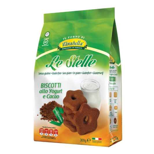 FARABELLA Biscotti Le Stelle Yogurt Cacao S/Z 300g