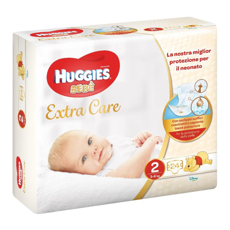 HUGGIES Pannol.Beb� Base 2 (3-6Kg) 24pz