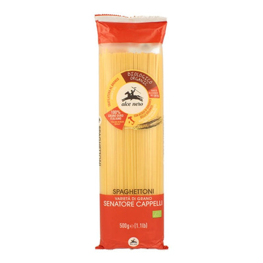 ALCE NERO Pasta Spaghettoni Semola Sen Cappell.Bio