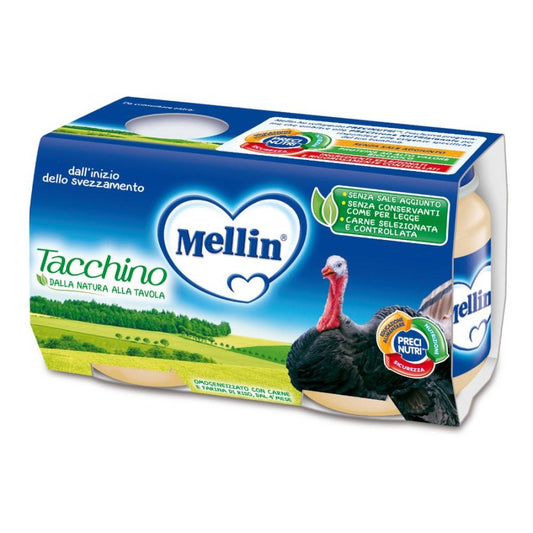 MELLIN Omo Tacchino 2x120g