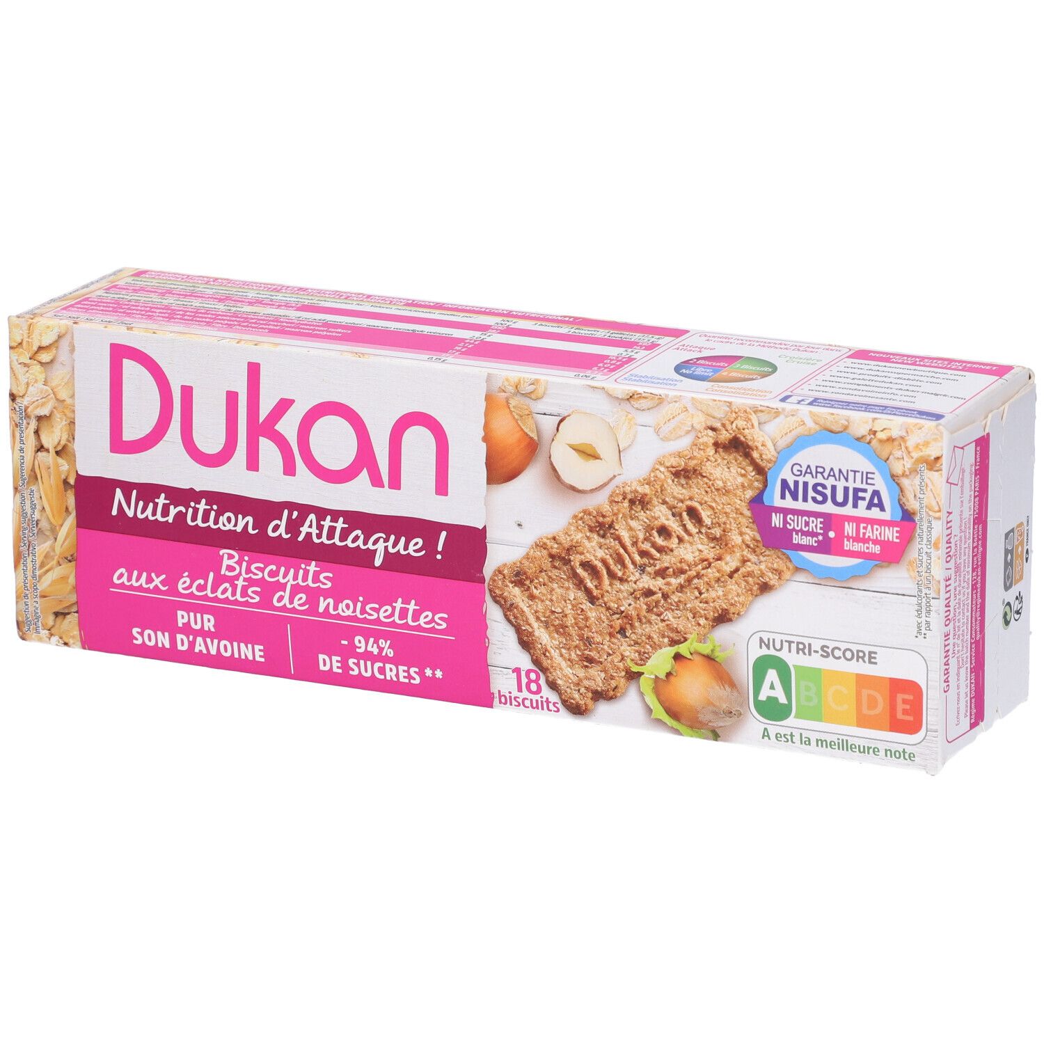 DUKAN BISCOTTI CRUSCA AVENA NOCC