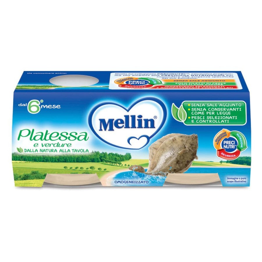 MELLIN Omo Platessa 2x 80g