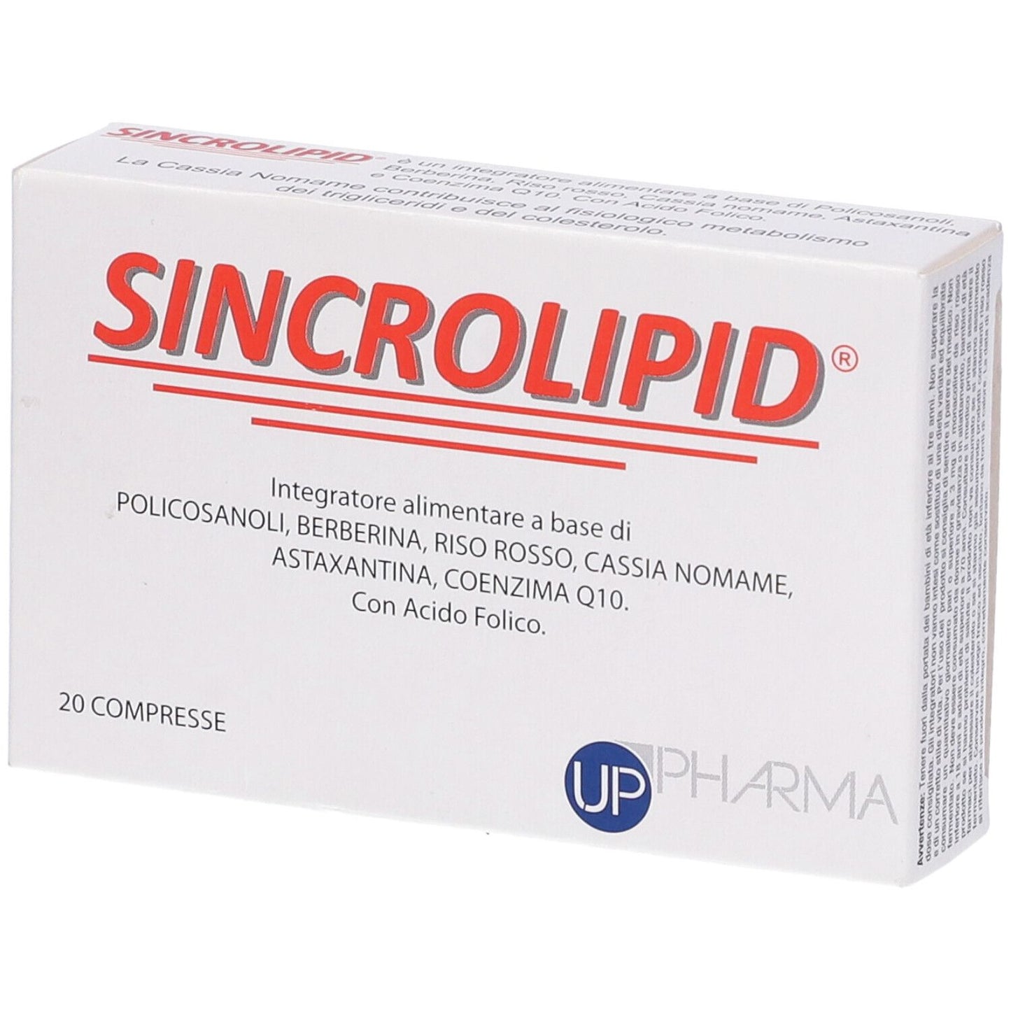 SINCROLIPID 20CPR