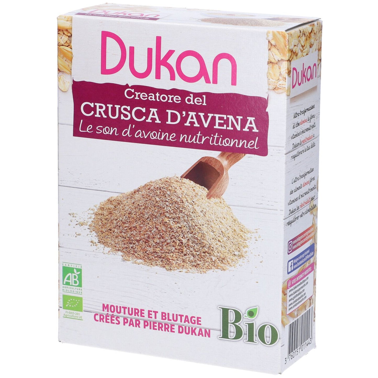 DUKAN CRUSCA AVENA BIO 500G