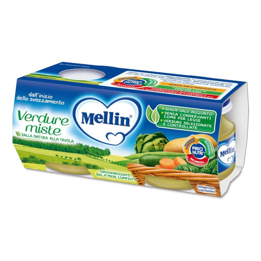 MELLIN Omo Verdure Miste 2x80g