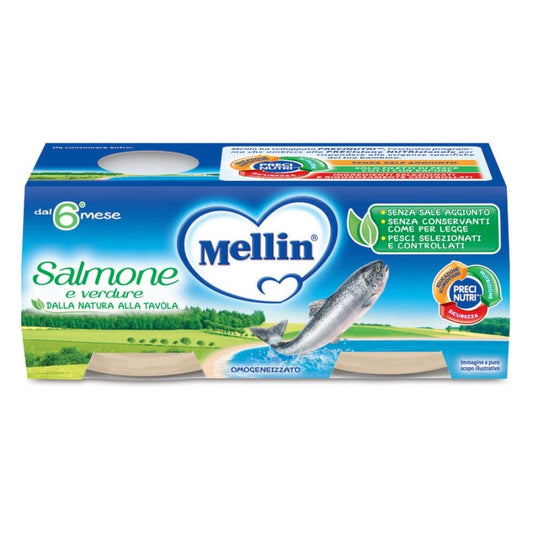MELLIN Omo Salmone 2x80g
