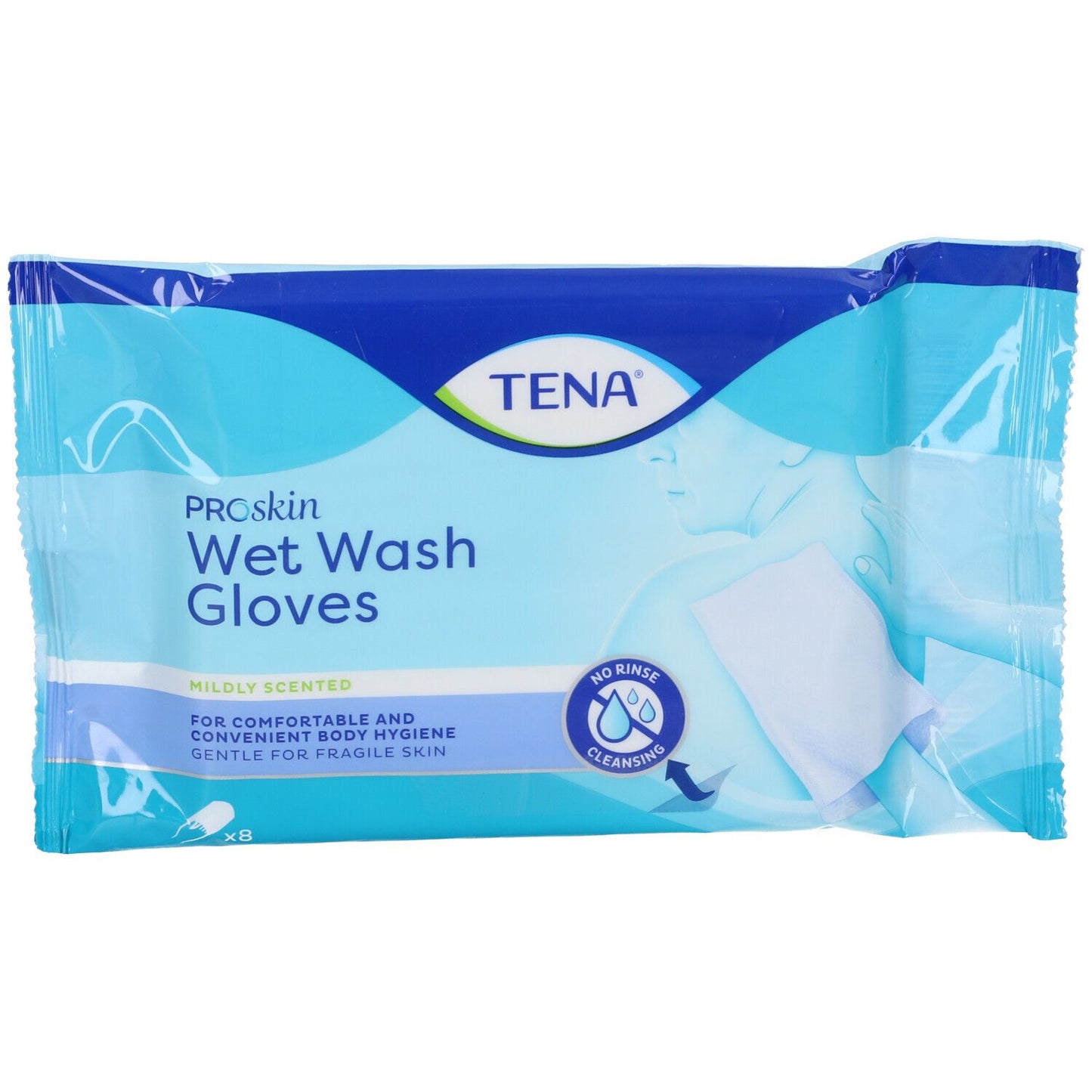 927493039 - TENA WET WASH GLOVE 8PZ