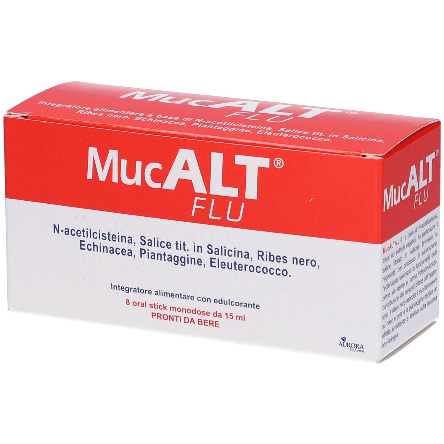 MUCALT FLU 8 ORAL STICK MONOD