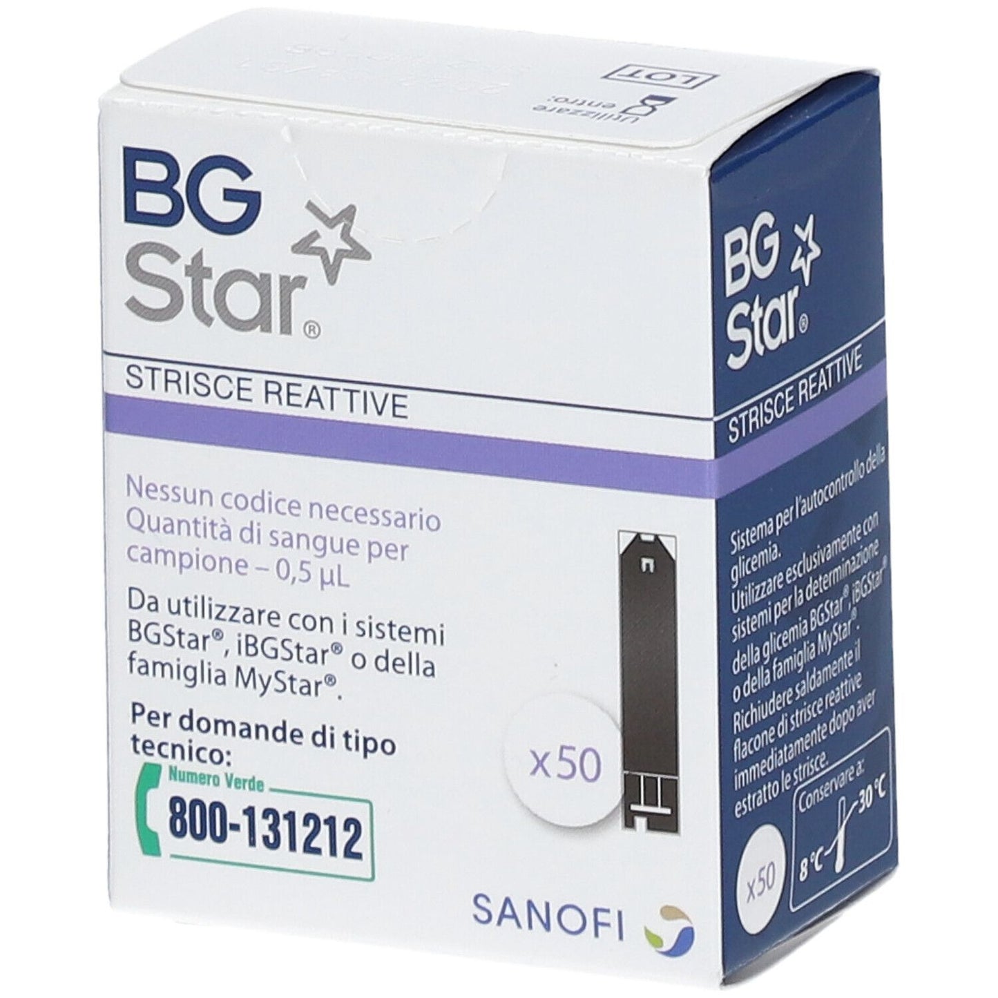 BGSTAR STRISCE REATTIVE 50PZ