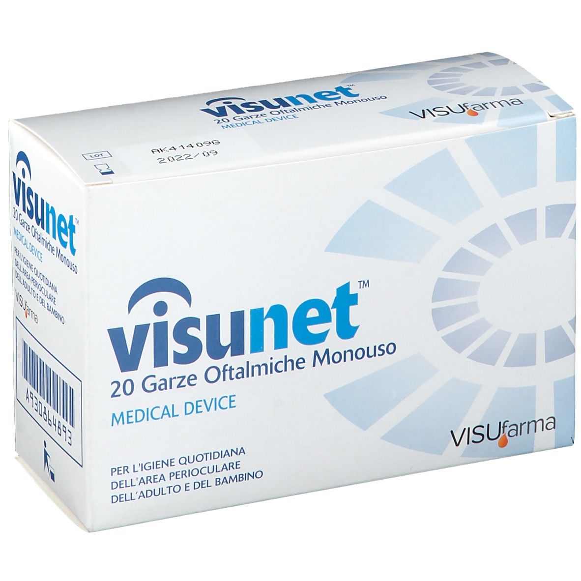 930864893 - VISUNET GARZA OFTALMICA 20PZ