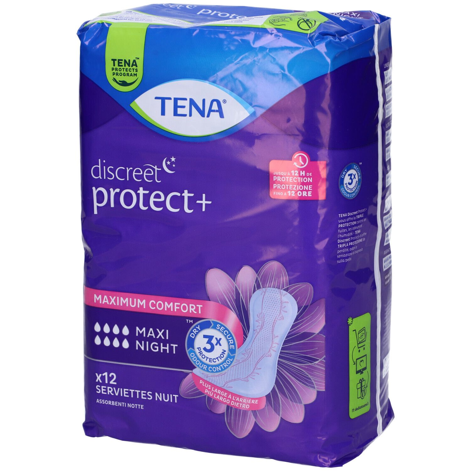 931019018 - TENA DISCREET MAXI NIGHT 12PZ