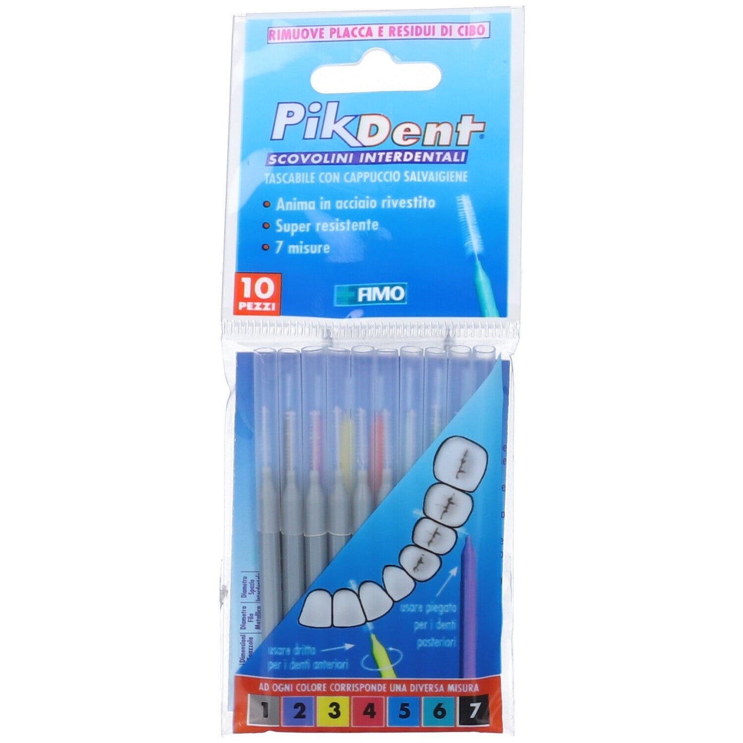 931356543 - PIKDENT STUZZICOLINO 1GRI 10PZ