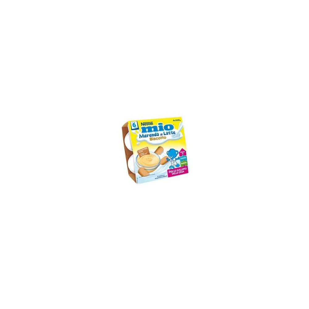 MIO Merenda Latte Biscotto 4x100g