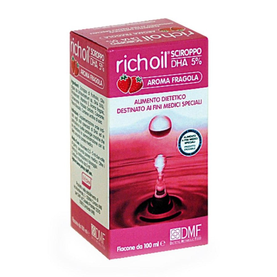 DHA Richoil Sciroppo Fragola  5% 100ml