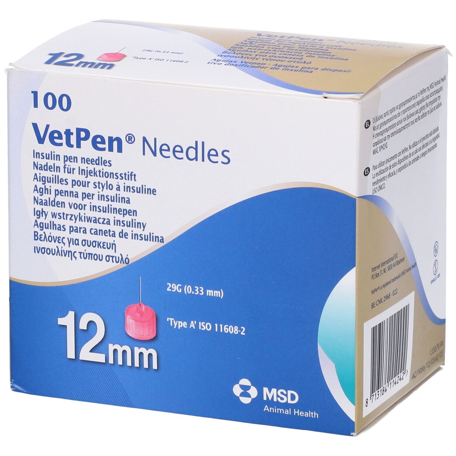 931772444 - VETPEN AGHI UNIFINE 1X100