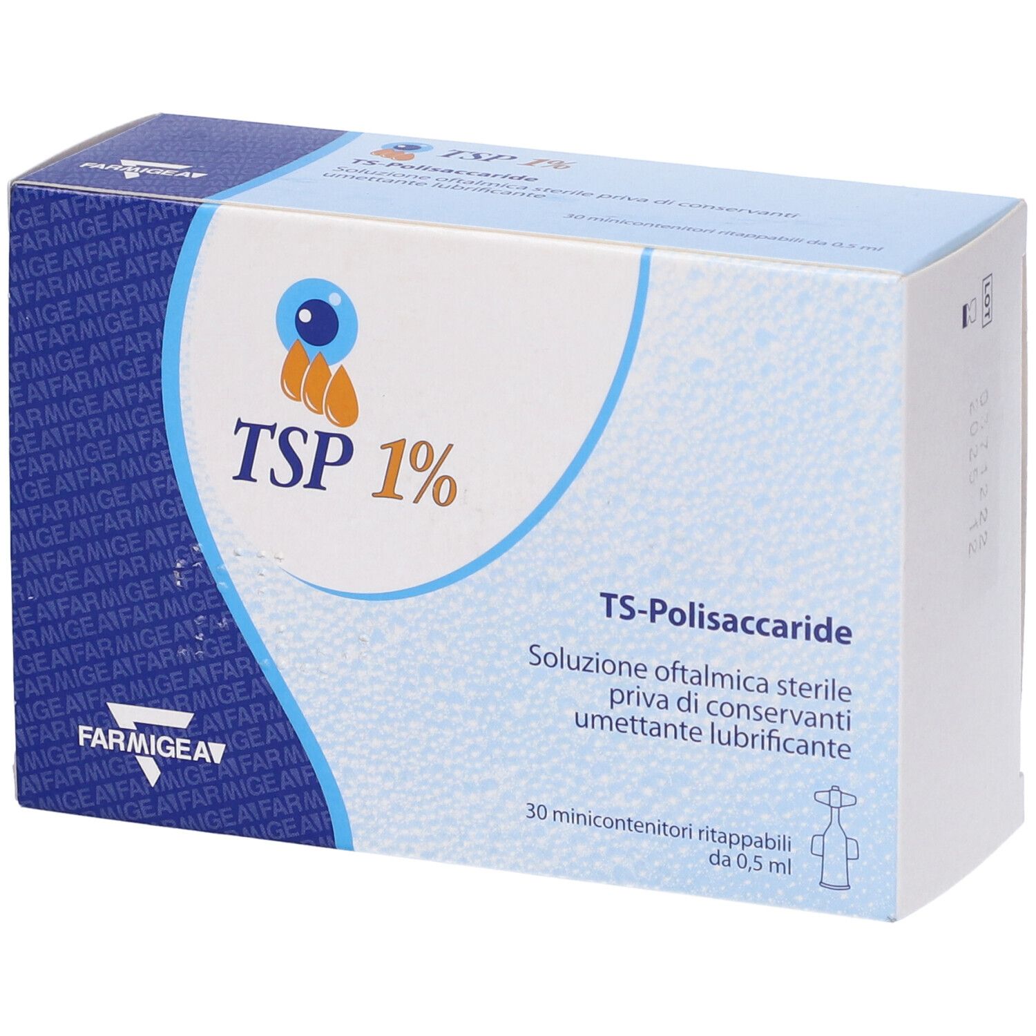 TSP SOL OFT 1% 0,5ML 30PZ