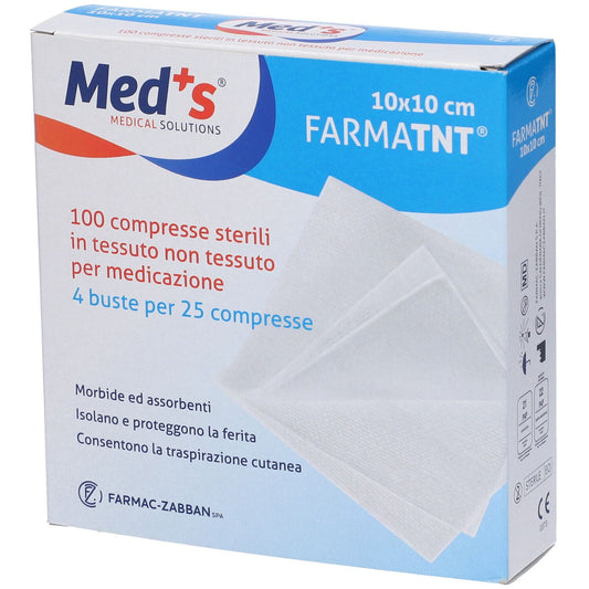 GARZA MEDS TNT 10X10CM 100PZ