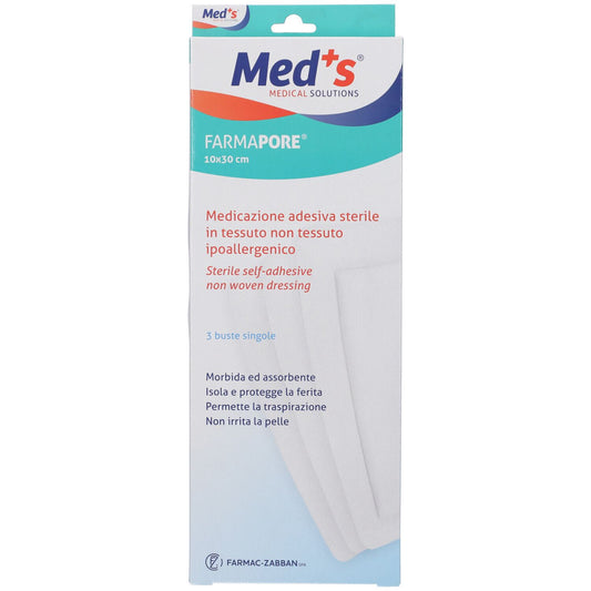 MEDS PORE MEDIC 10X30CM 3PZ