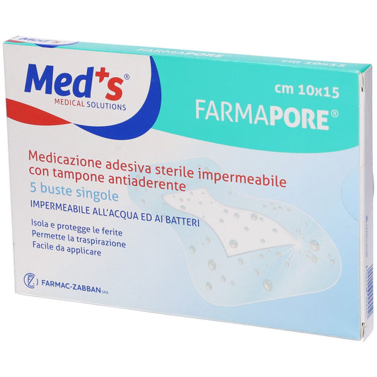 MEDS PORE MEDIC PUR 10X15CM5PZ
