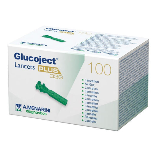 GLUCOJECT Lancets Plus 33g 100pz
