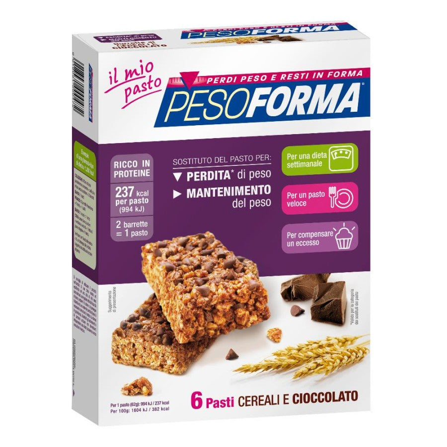 PESOFORMA Barrette Cereali Cioccolato 12pz