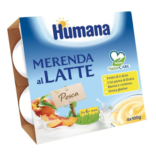 HUMANA Merenda Pesca 4x100g
