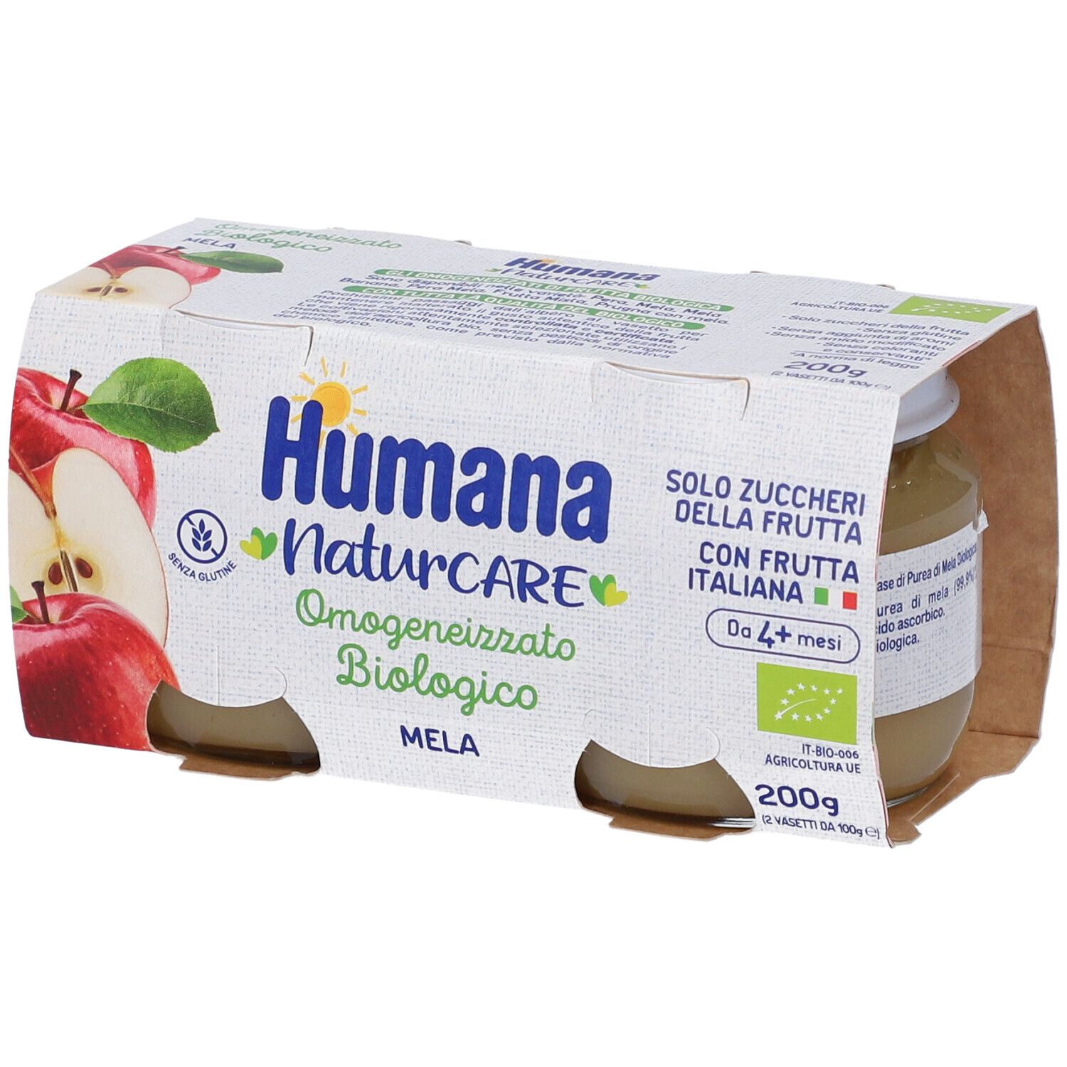 934026028 - HUMANA OMOG MELA BIO 2X100G