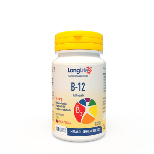934038858 - LONGLIFE B12 50MCG SUBL 100TAV