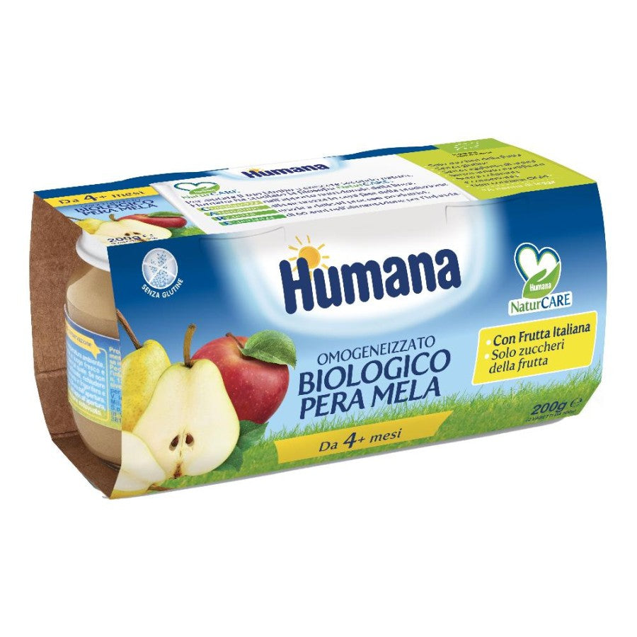HUMANA Omo Mela Pera 2x100g