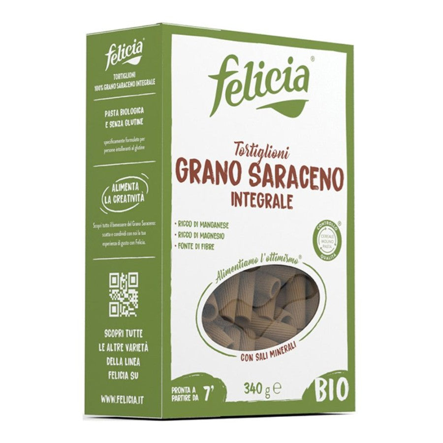 FELICIA BIO Pasta Grano Saraceno Tortiglioni 340g
