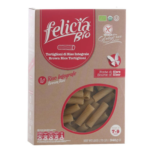 FELICIA BIO Pasta Riso Integr.Tortiglioni 340g S/G