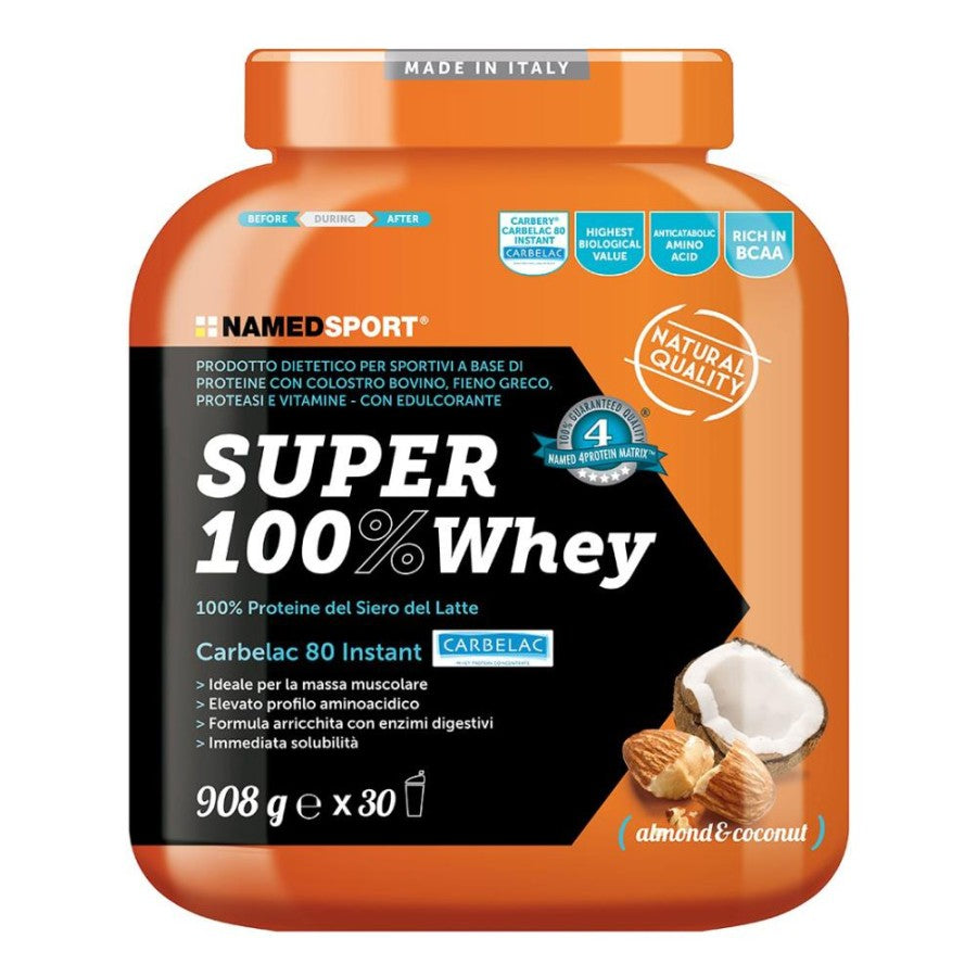 SUPER100% WHEY COCO/ALM 908G